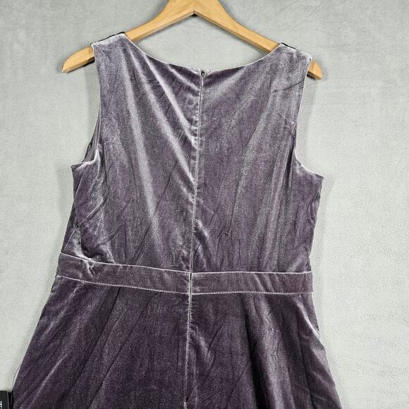 Lulus Velvet Maxi Dress Womens XL Beautiful Night Dusty Purple Evening Gown - Picture 9 of 14